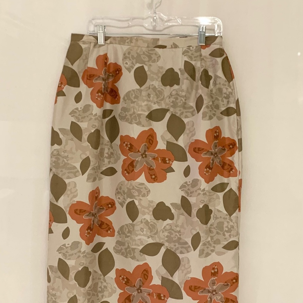 Vintage Harve Benard Long Floral Skirt